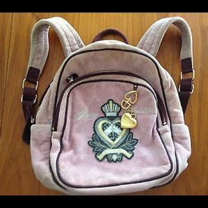 Authentic Juicy Couture Light pink backpack.